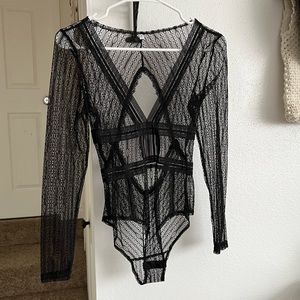 Lace Mesh bodysuit S